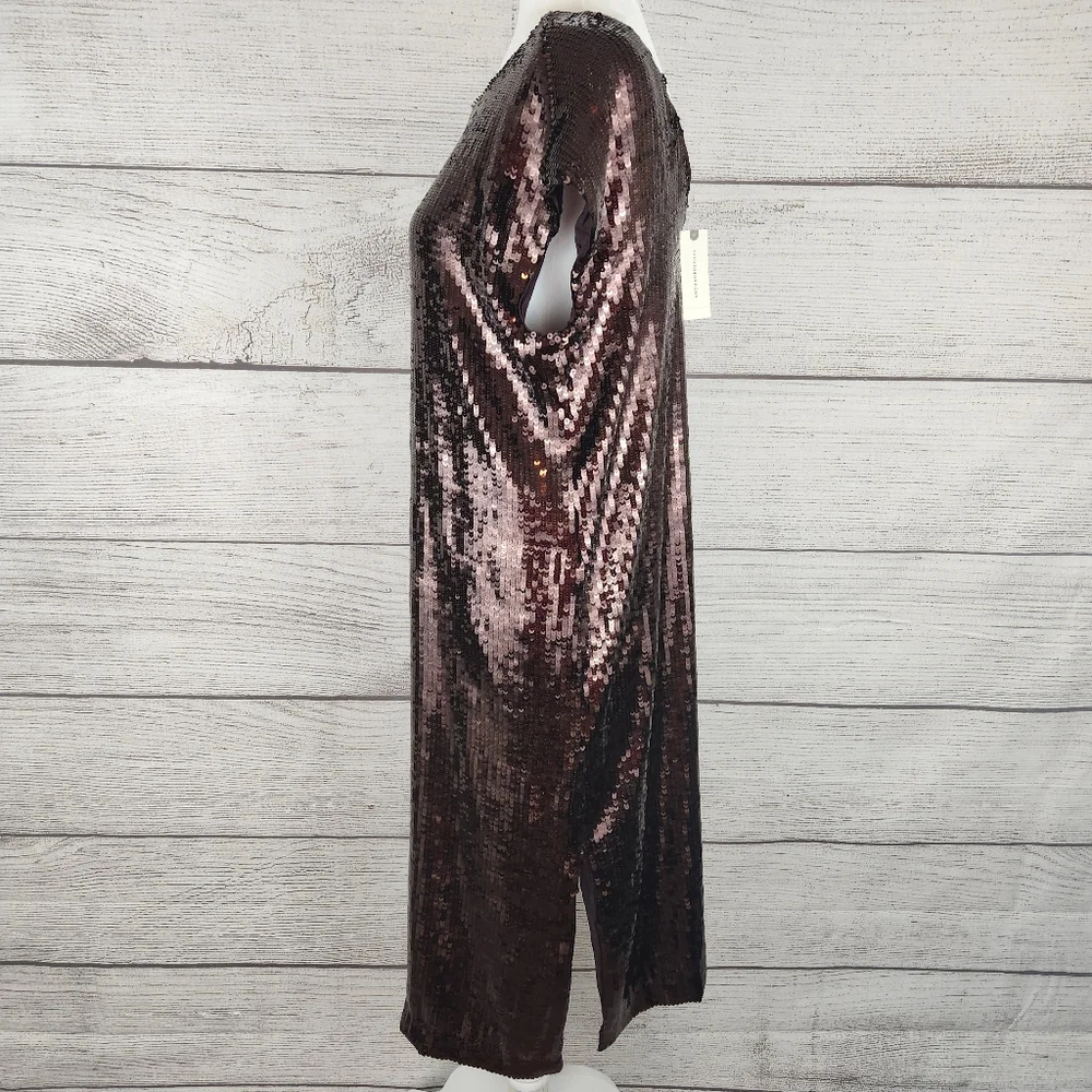 Maeve by Anthropologie Brown Kara Sequined Mini Dress - Picture 5 of 13